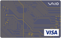 VAIOオリジナルデザインのVISAプリペイドカード3